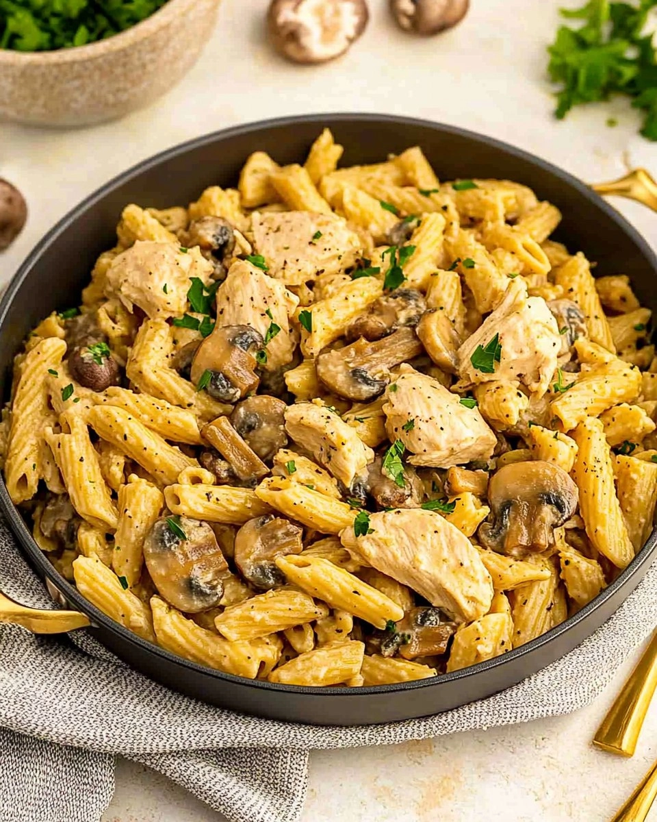 Chicken and Mushroom Pasta