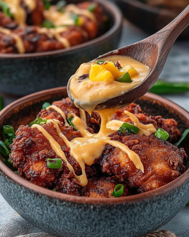 Crispy-Hawaiian-Mochiko-Chicken-with-Mango-Aioli-Recipe