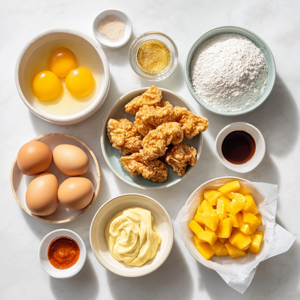 Crispy Hawaiian Mochiko Chicken with Mango Aioli