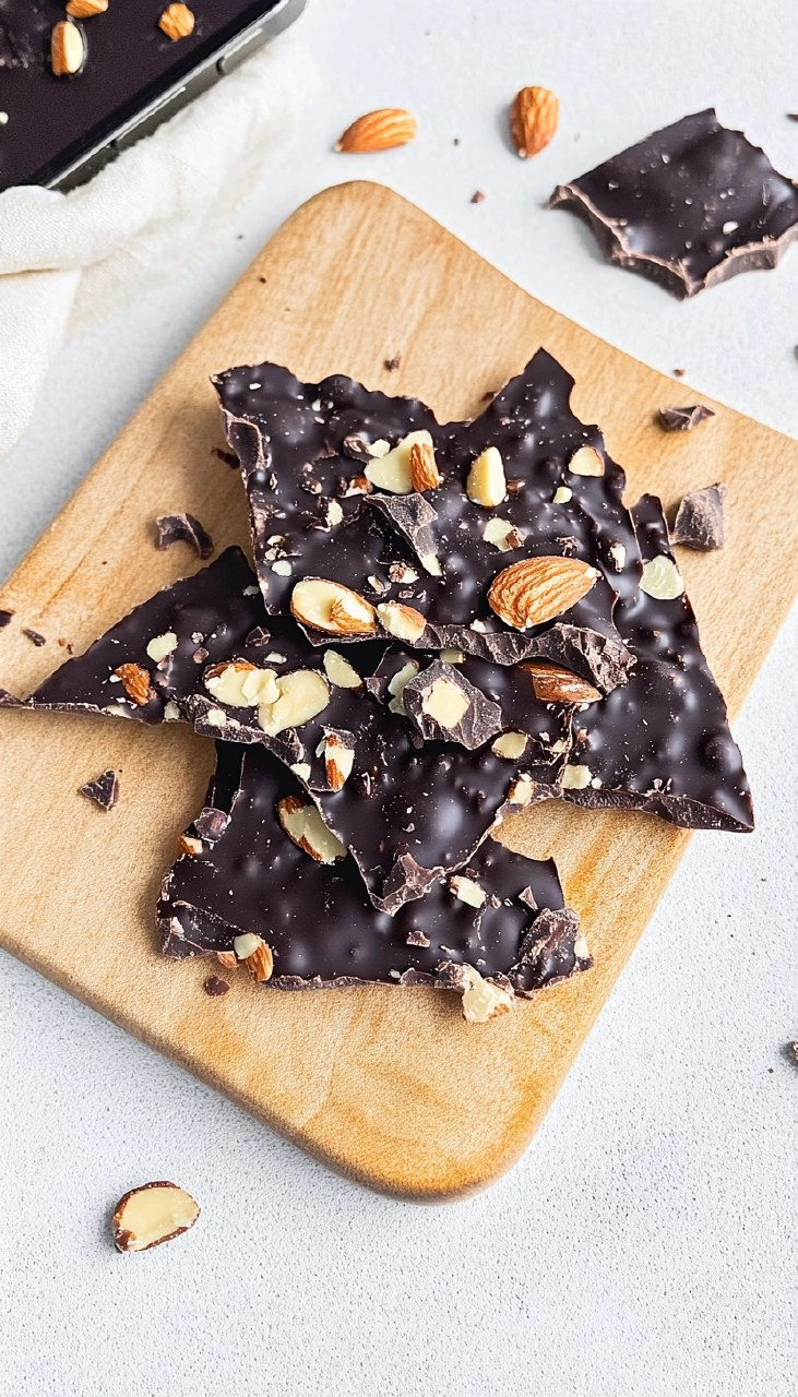 Dark Chocolate Almond Bark