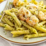 Garlic-Butter-Shrimp-Pasta-with-Fresh-Basil-Recipe