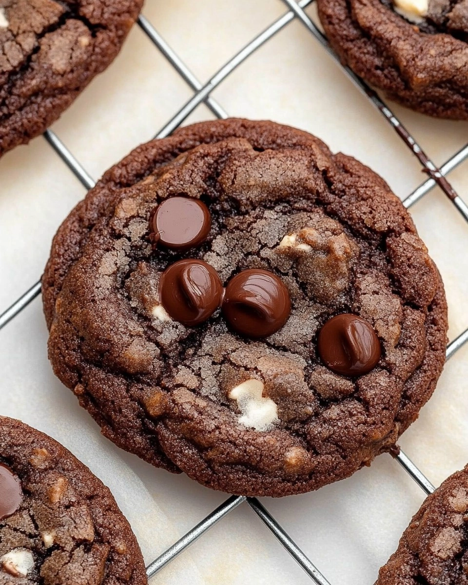 Gluten Free Small Batch Double Chocolate Cookies