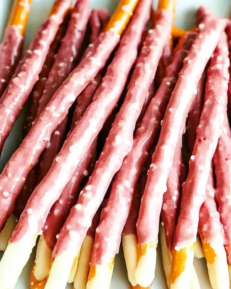 Raspberry-White-Chocolate-Covered-Pretzel-Sticks-Recipe
