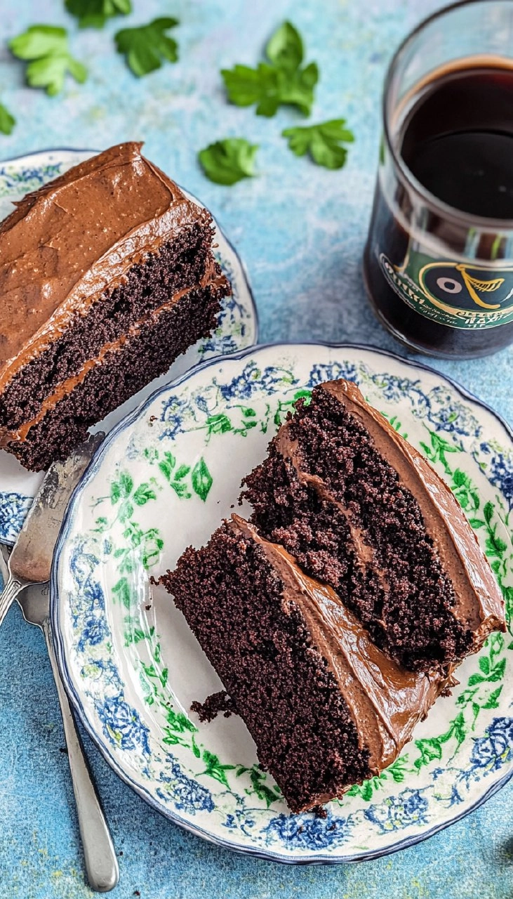 Rich Guinness Chocolate Cake