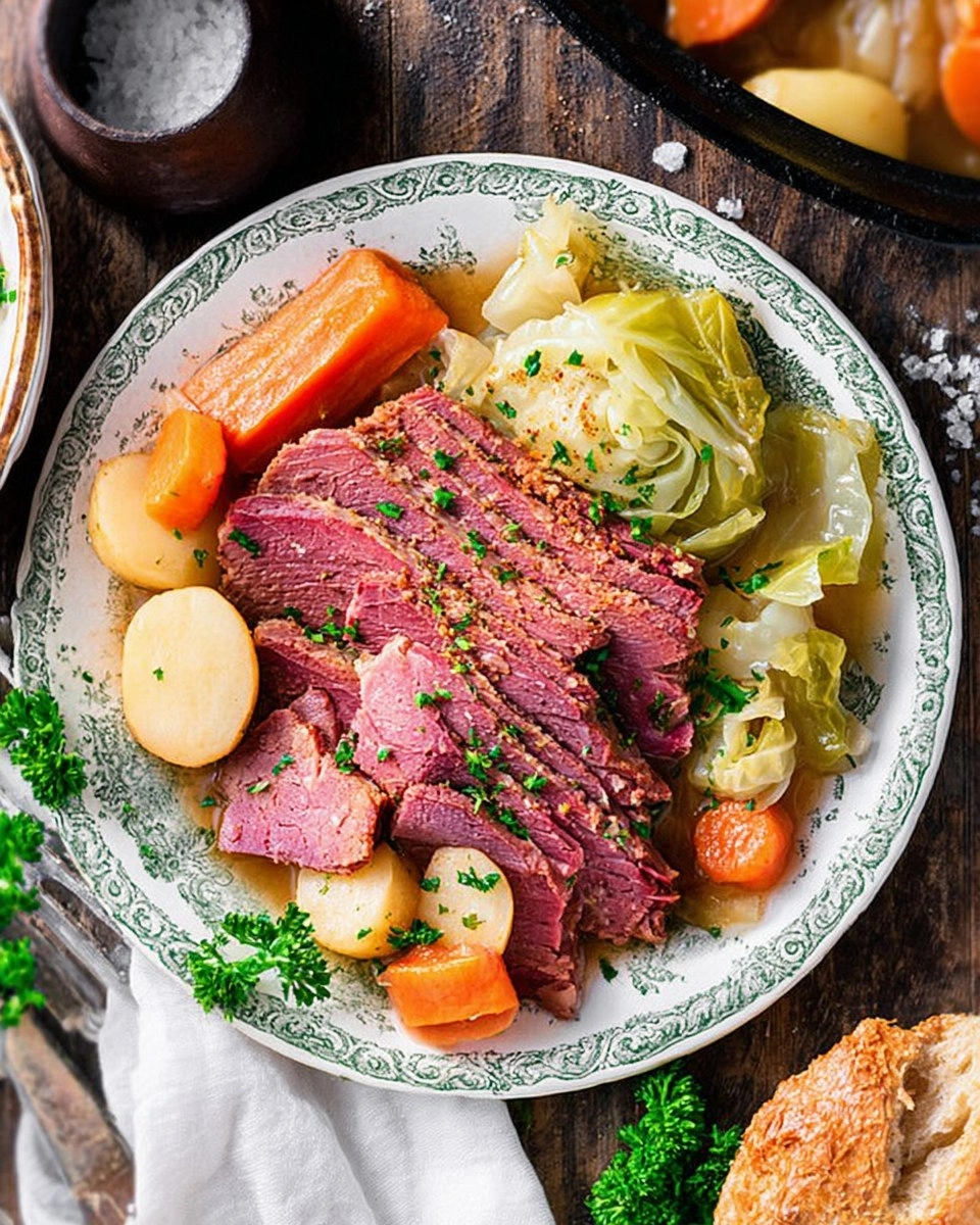 Baked Corned Beef and Cabbage