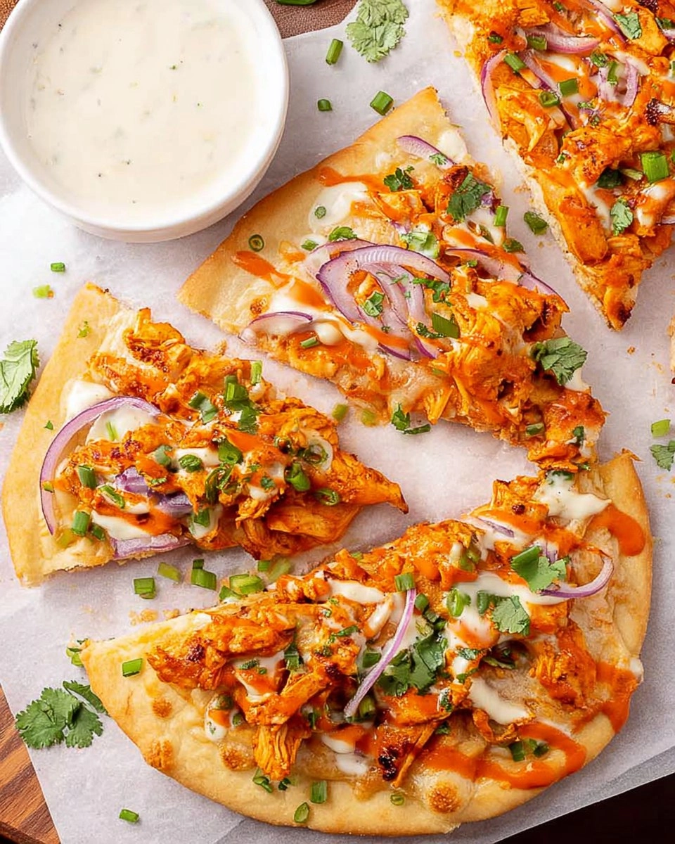 Buffalo Chicken Flatbread