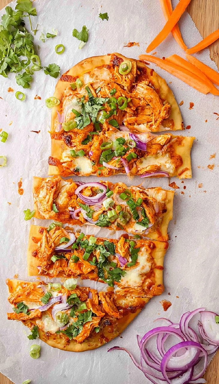 Buffalo Chicken Flatbread