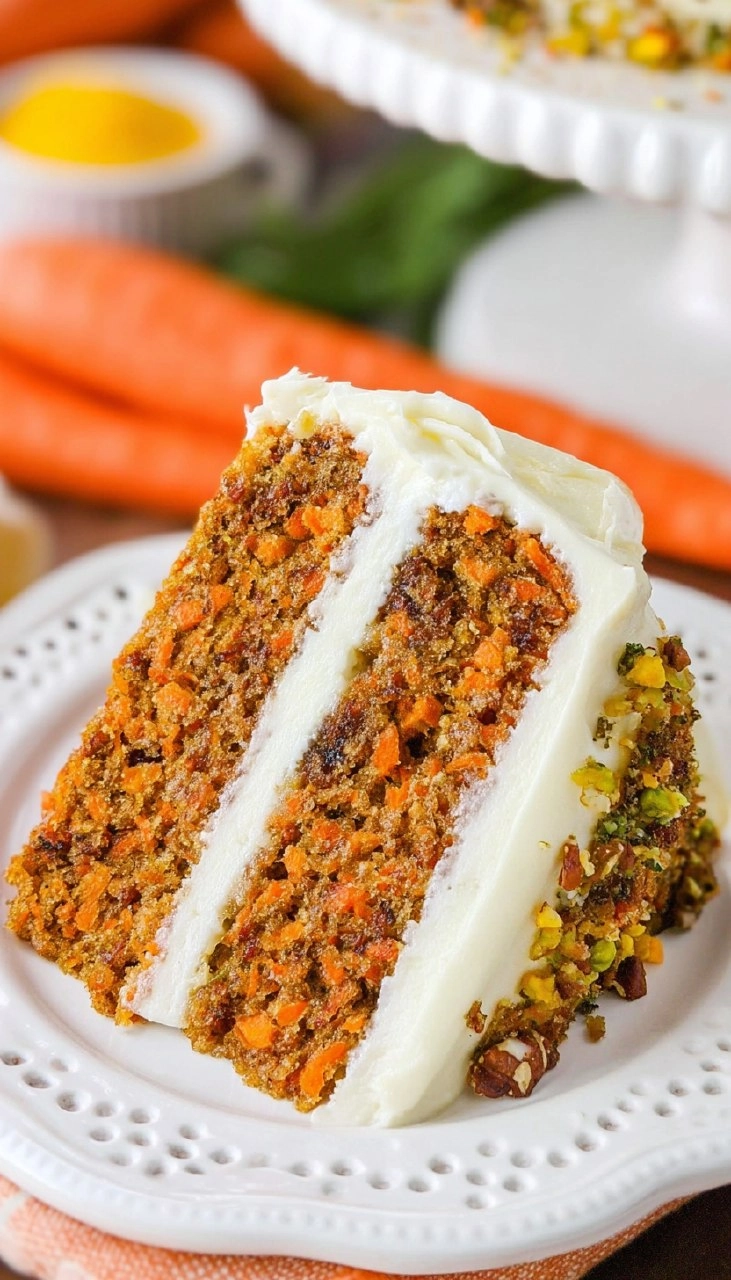 Carrot Cake with The Cream Cheese Frosting