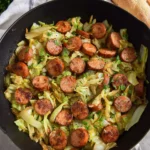 Chicken-Sausage-and-Cabbage-Skillet-Recipe