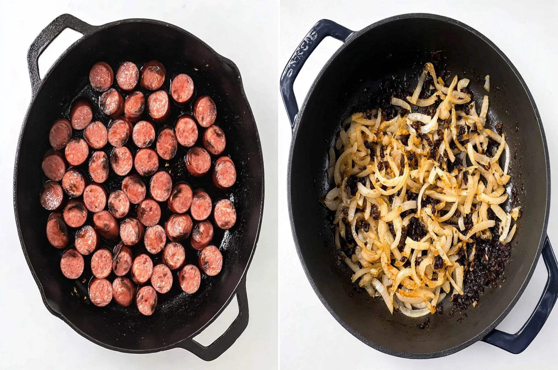 Chicken Sausage and Cabbage Skillet