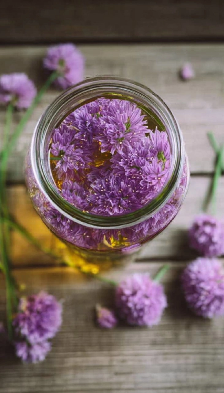 Chive Blossom Vinegar