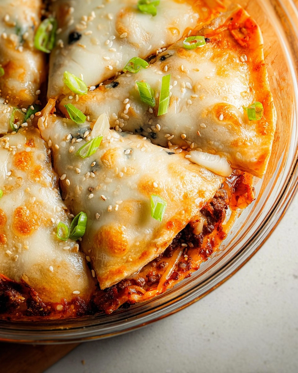 Crispy Korean Beef Pockets