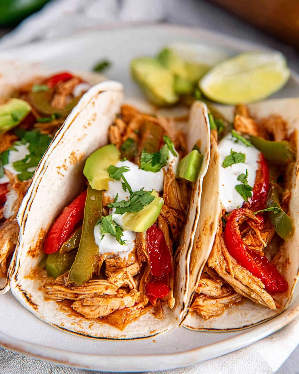 Crockpot Chicken Fajitas