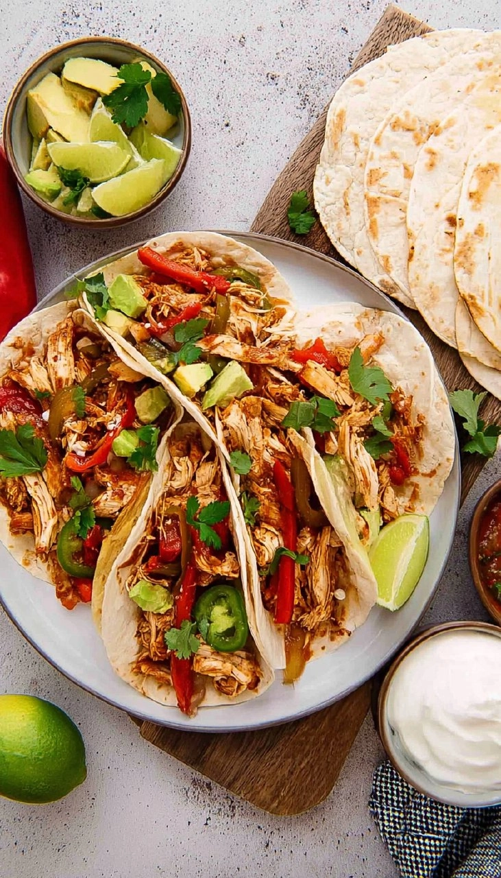 Crockpot Chicken Fajitas