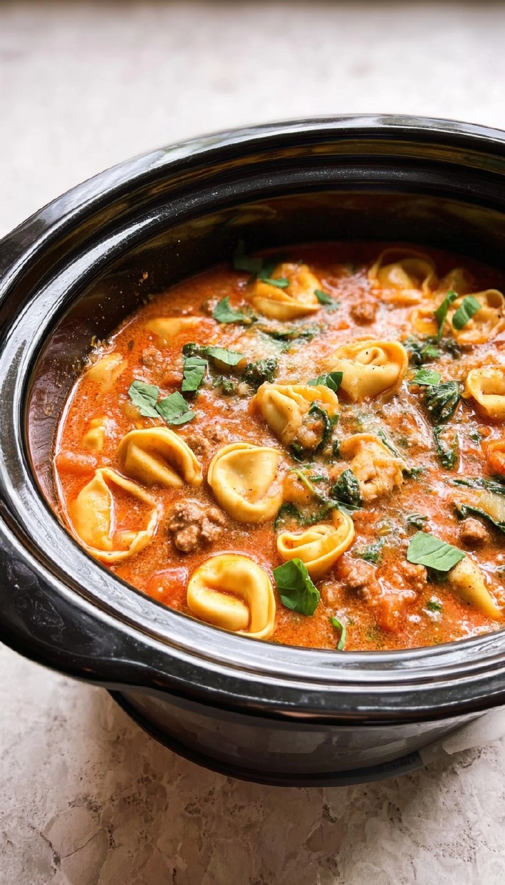 Crockpot Tortellini Soup