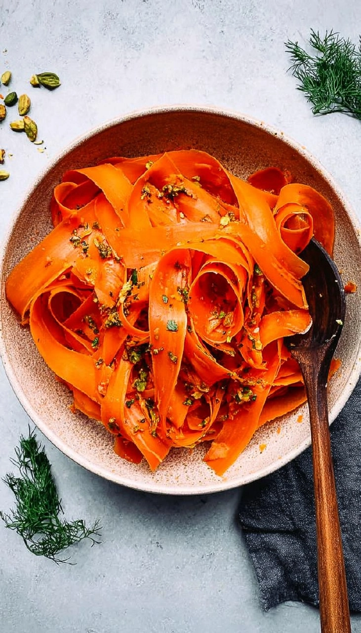 Fresh Carrot Ribbon Salad