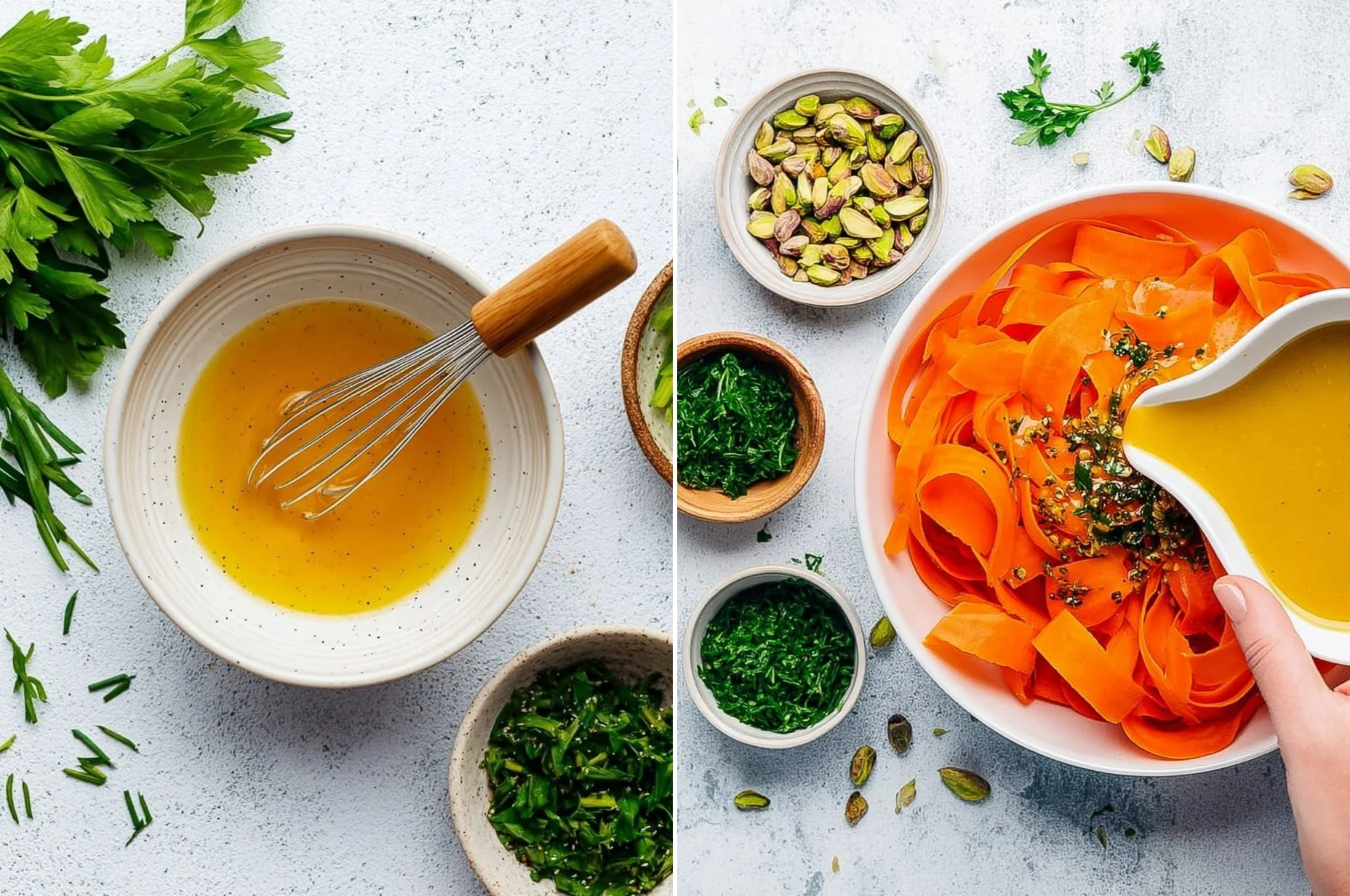 Fresh Carrot Ribbon Salad