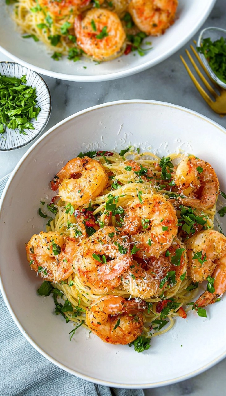 Olive Garden Shrimp Scampi
