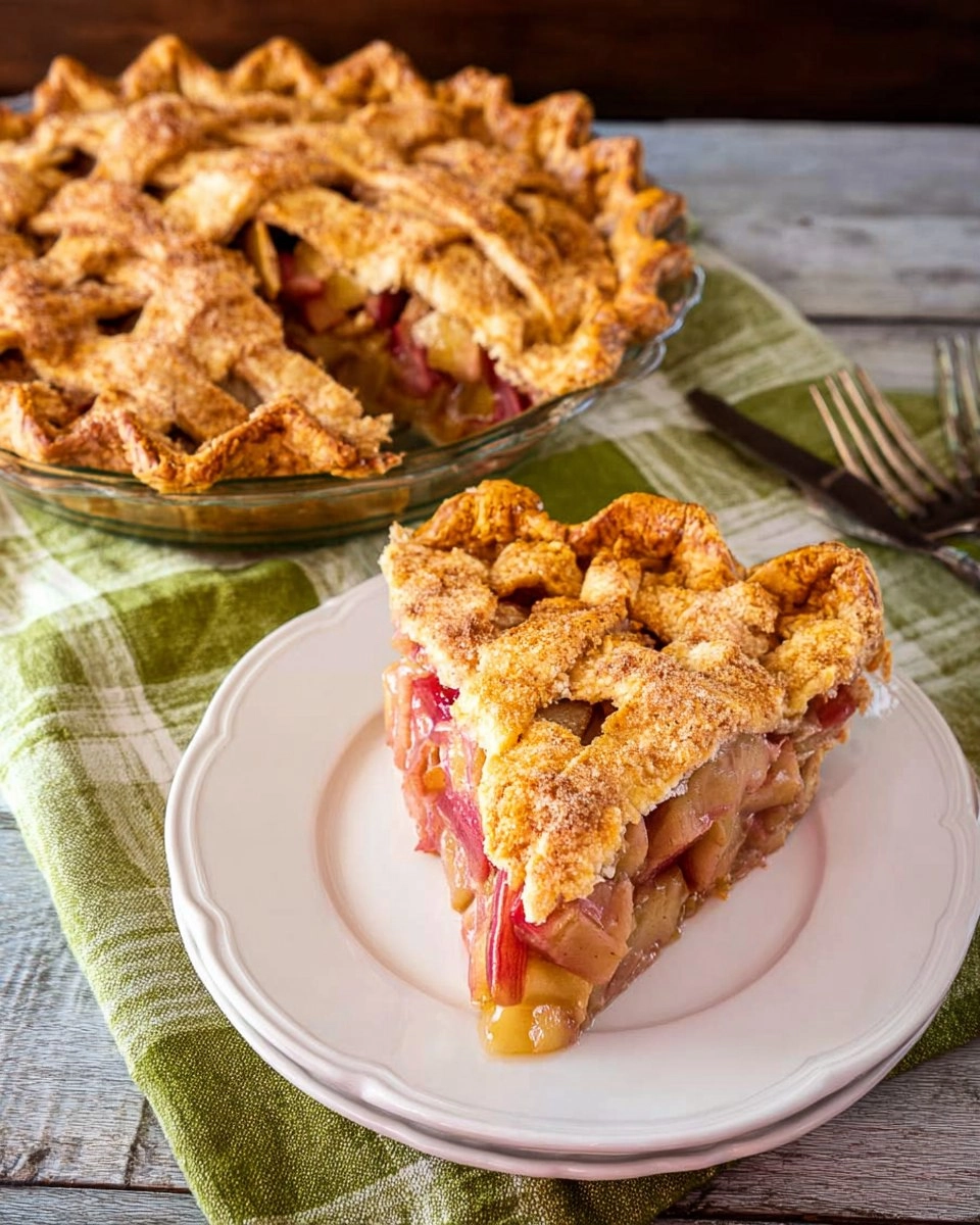 Rhubarb Custard Pie