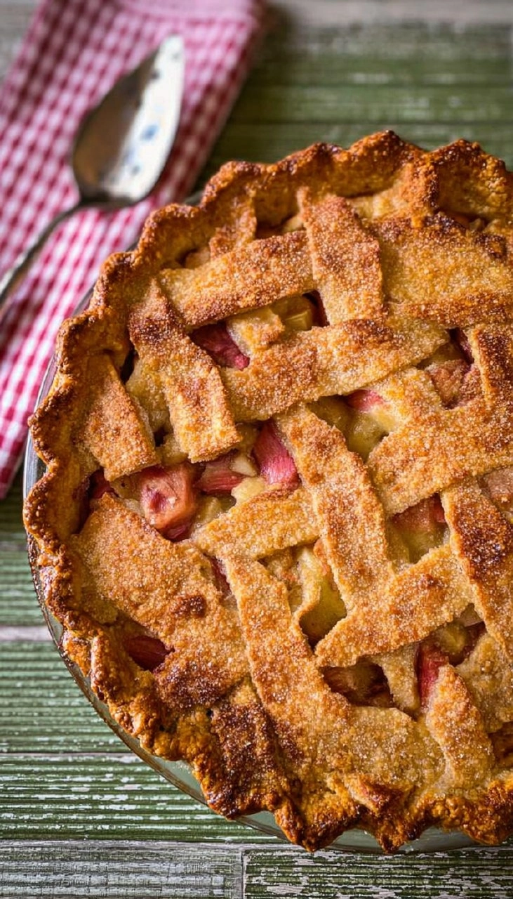 Rhubarb Custard Pie