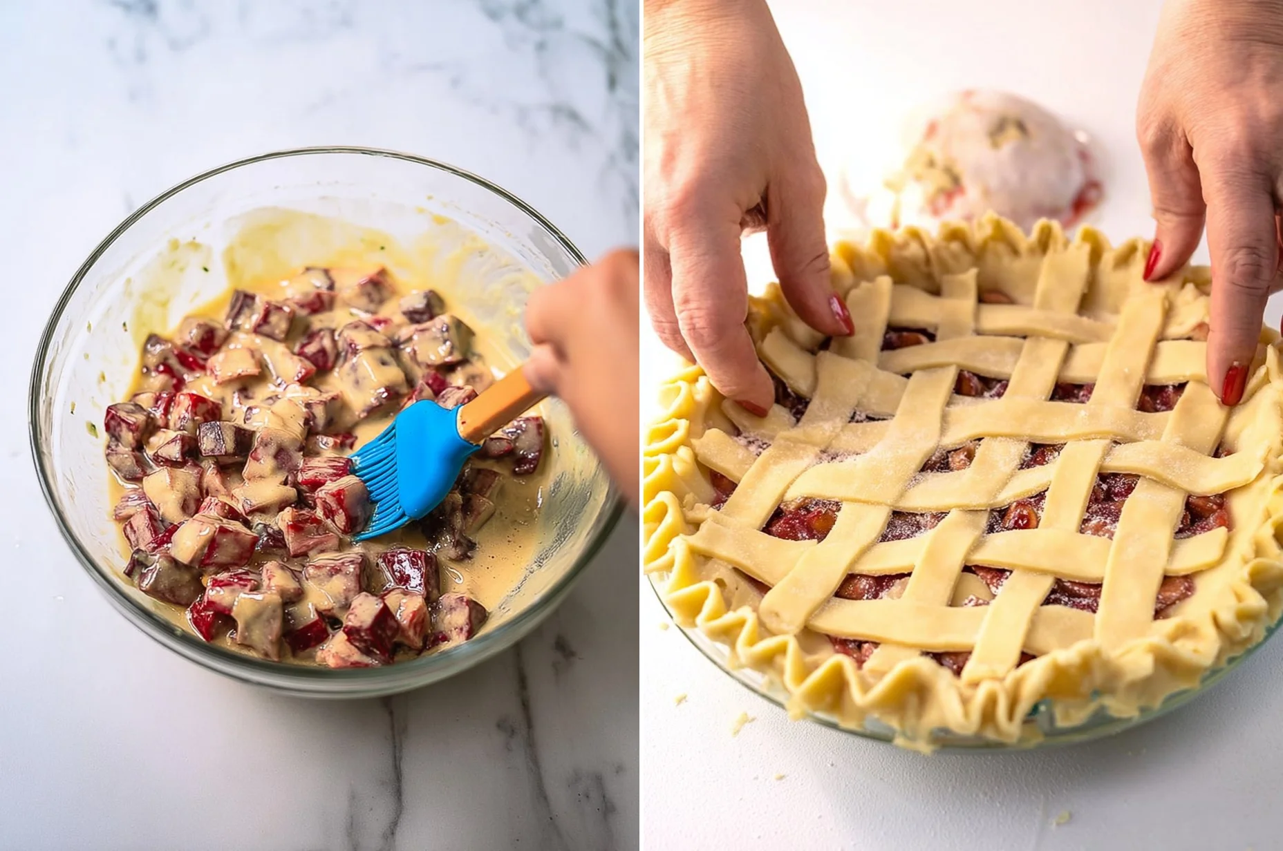 Rhubarb Custard Pie