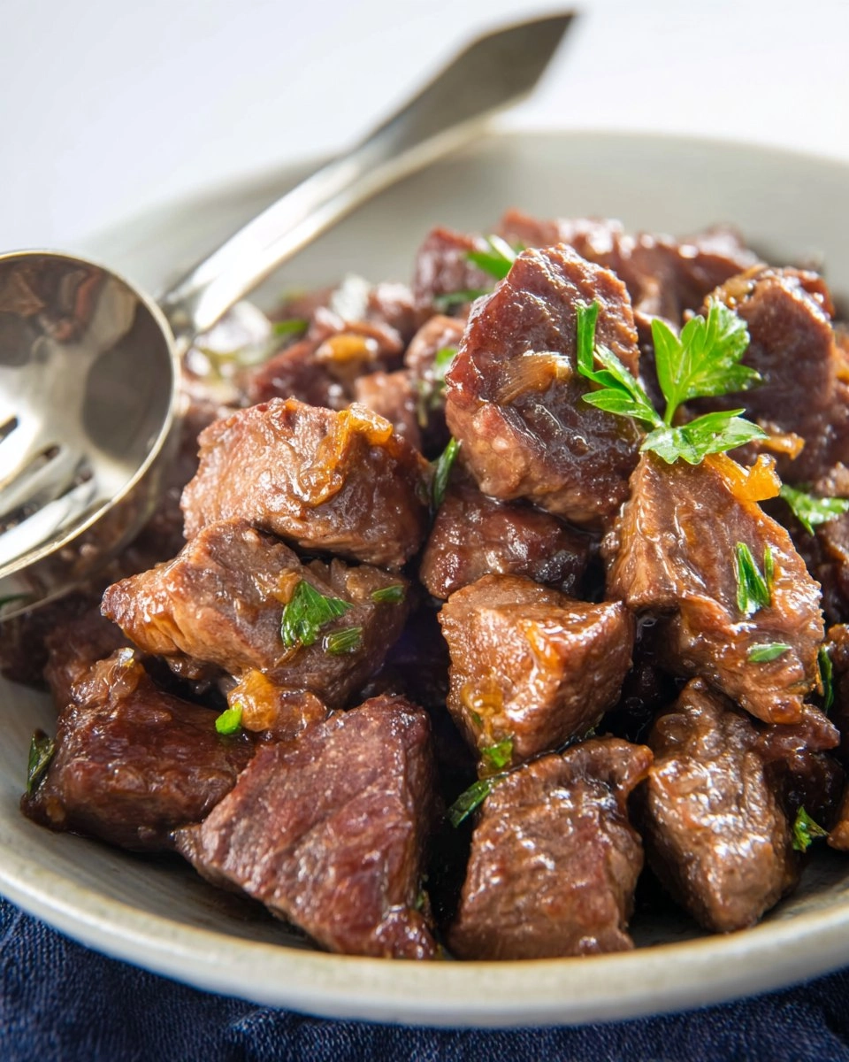 Slow Cooker Steak Bites
