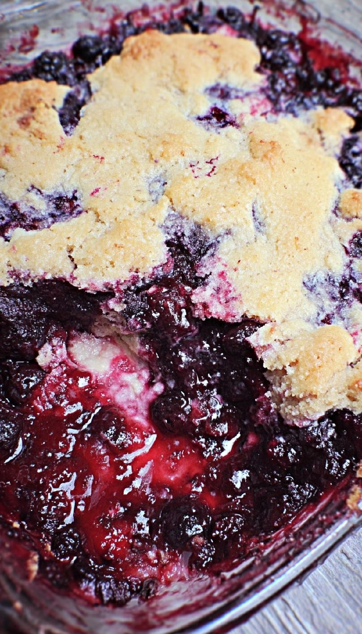 Berry Cobbler with Cake Mix