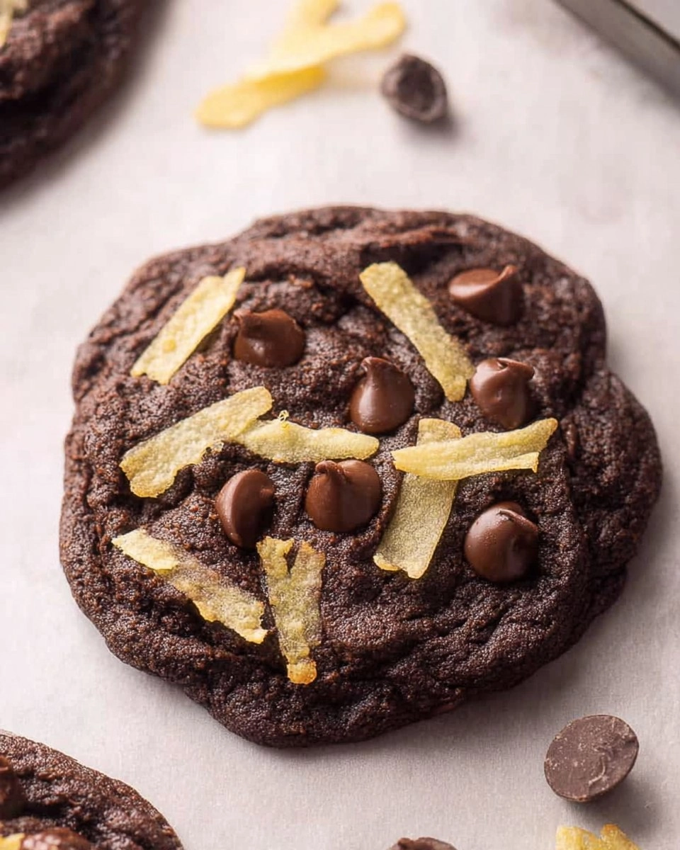 Double Chocolate Potato Chip Cookies