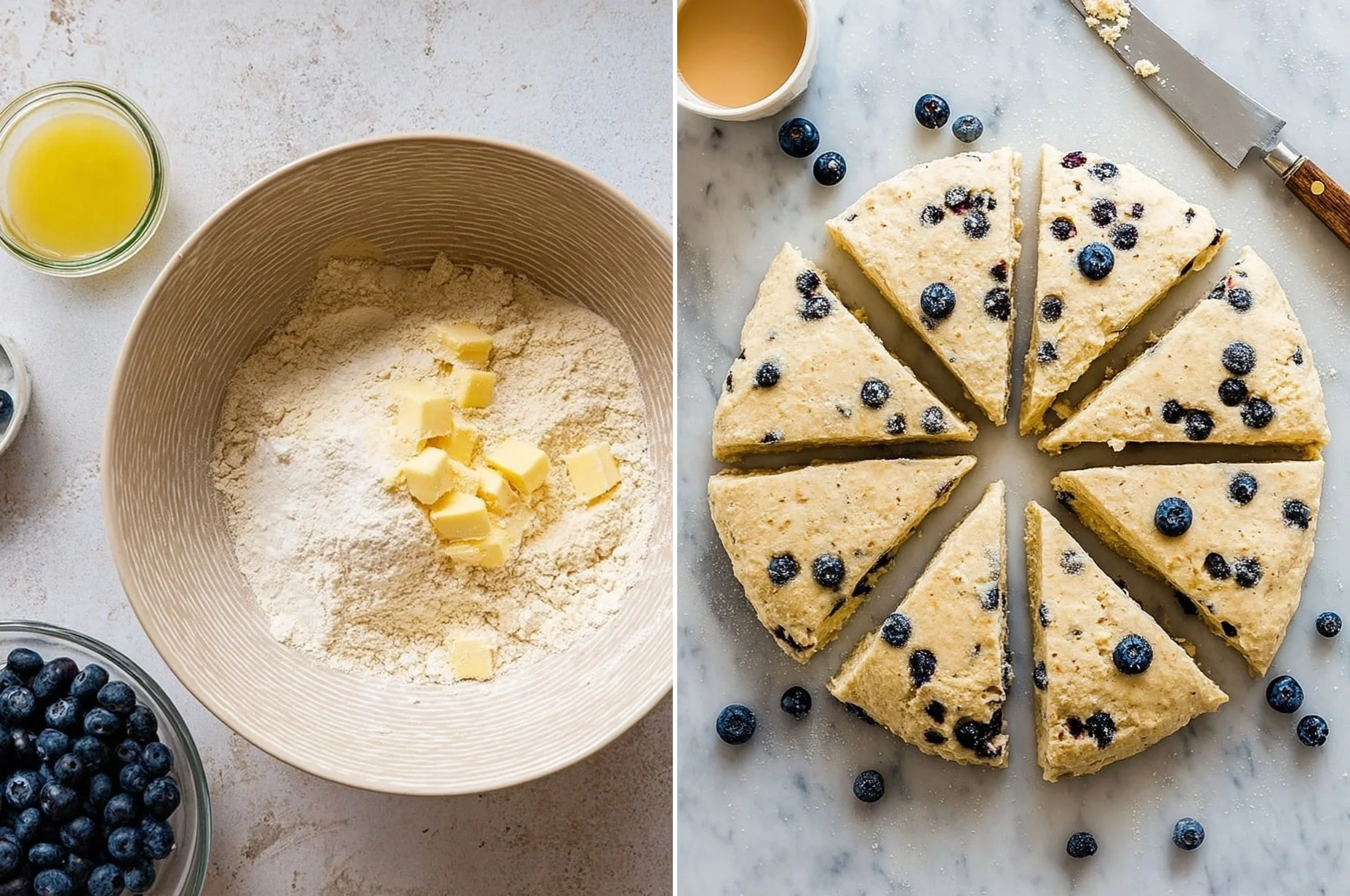Lemon Blueberry Scones