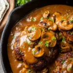 Salisbury-Steak-with-Mushroom-Gravy-Recipe
