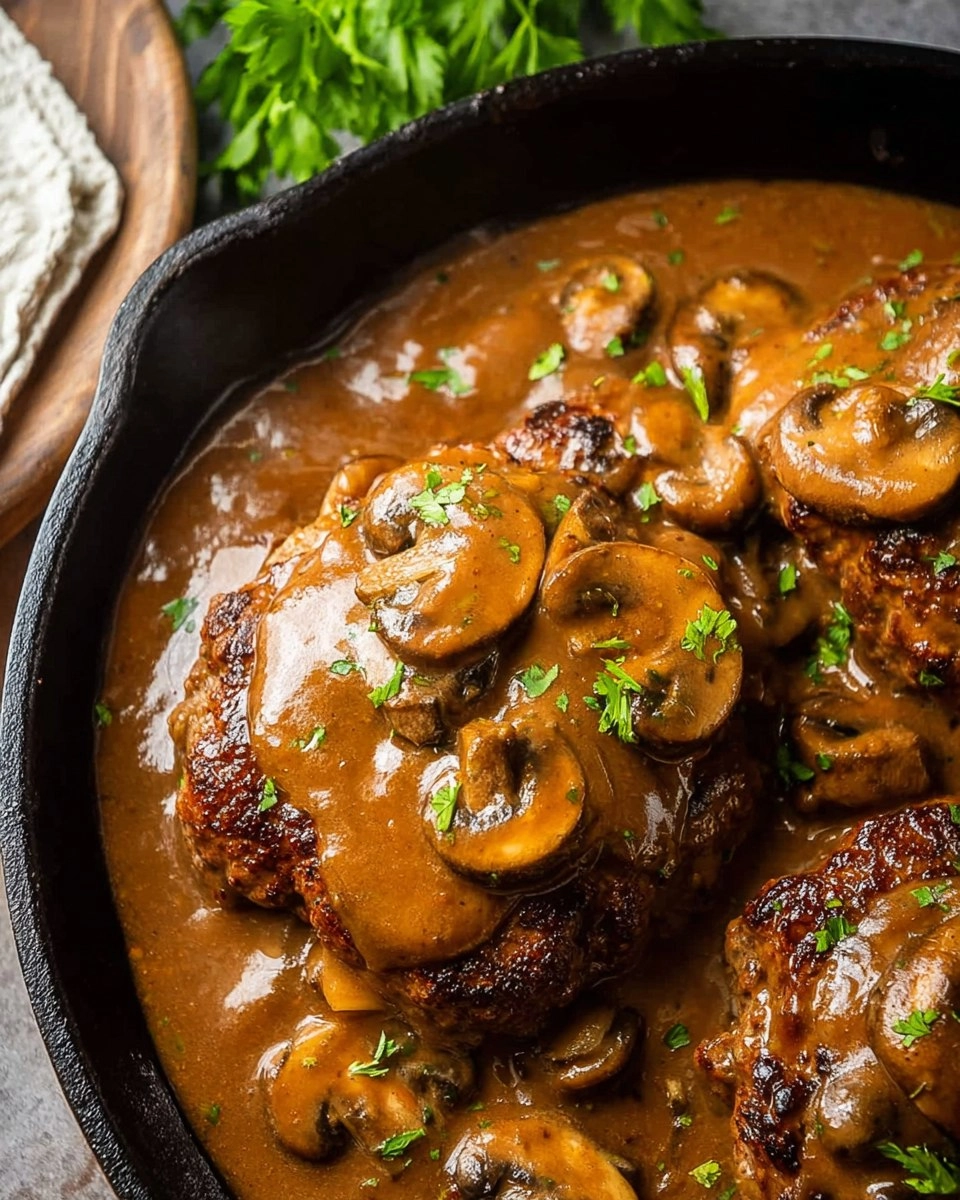 Salisbury Steak with Mushroom Gravy