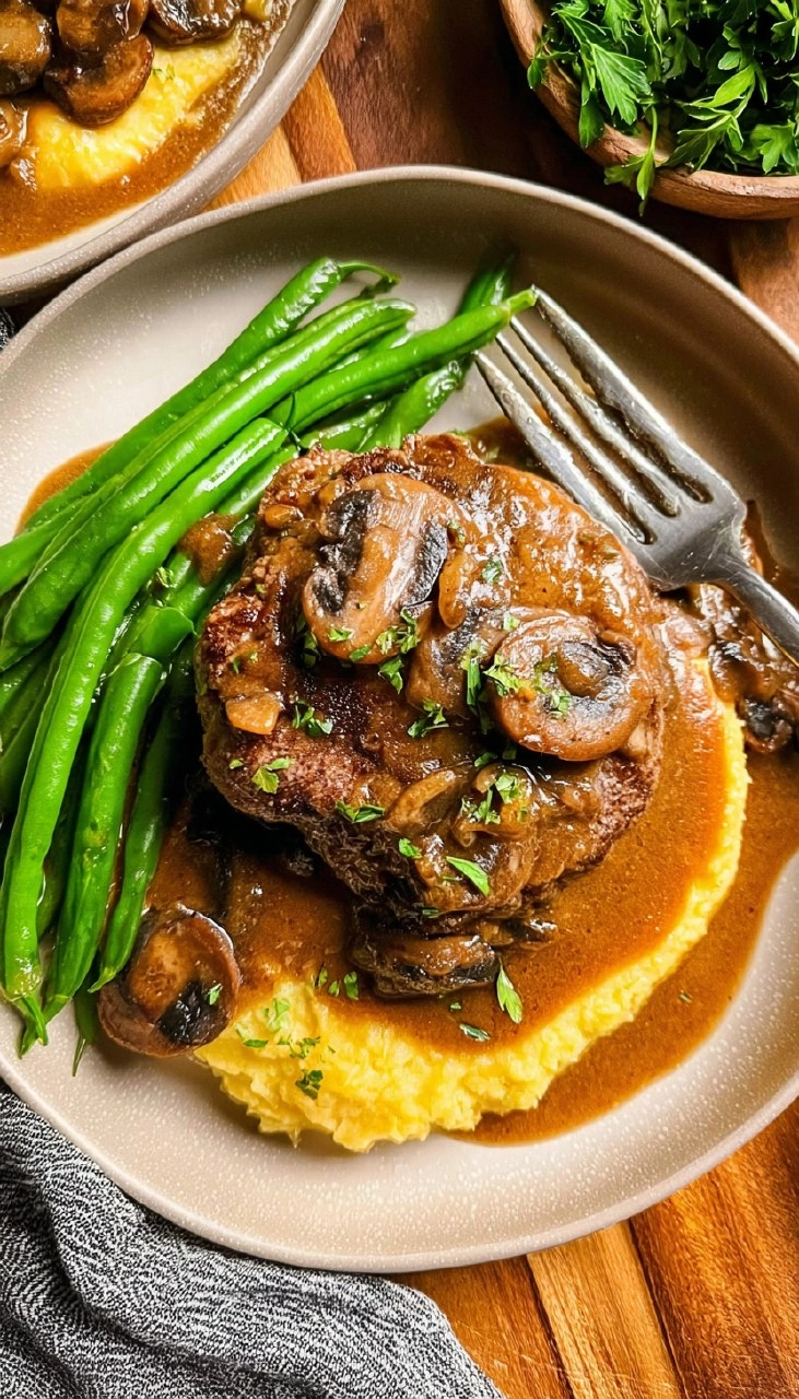 Salisbury Steak with Mushroom Gravy