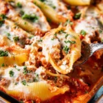 Stuffed-Shells-with-Ground-Beef-and-Cottage-Cheese-Recipe