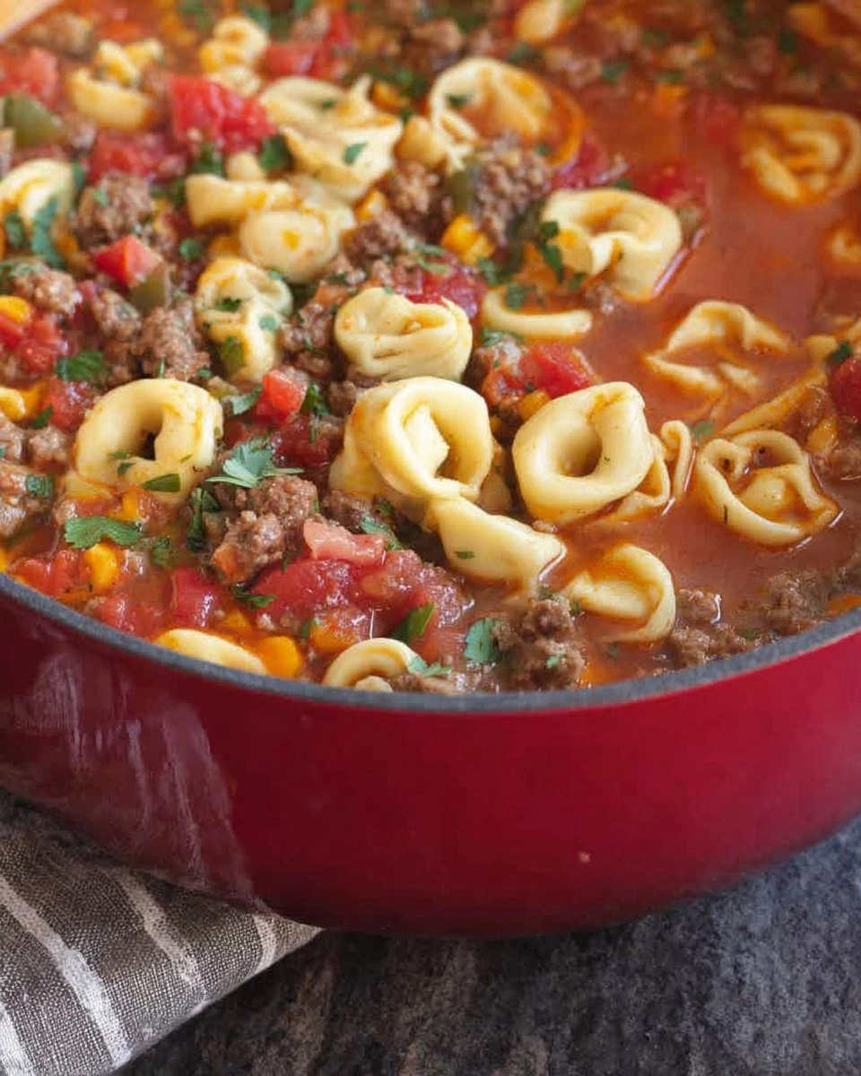 Tortellini Taco Soup