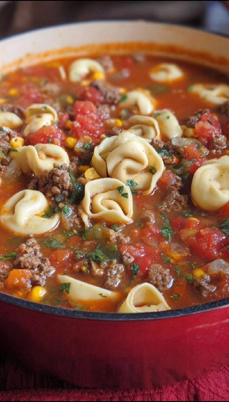 Tortellini Taco Soup