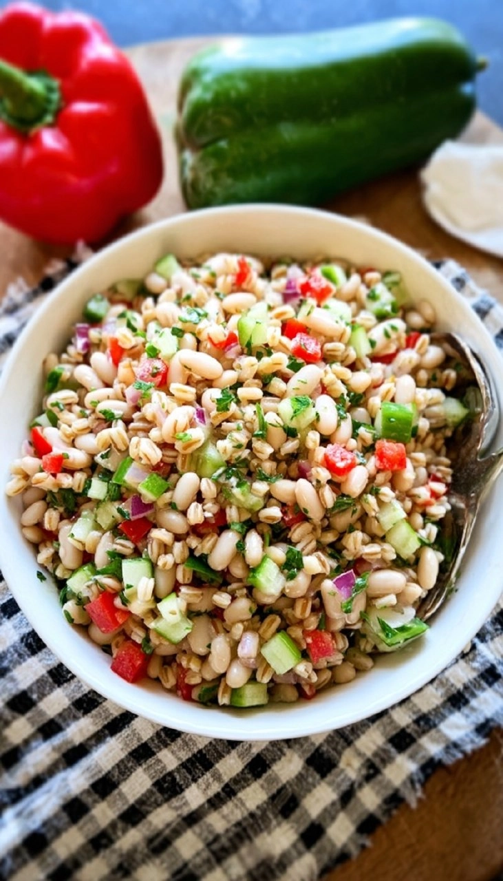 White Bean Barley Salad