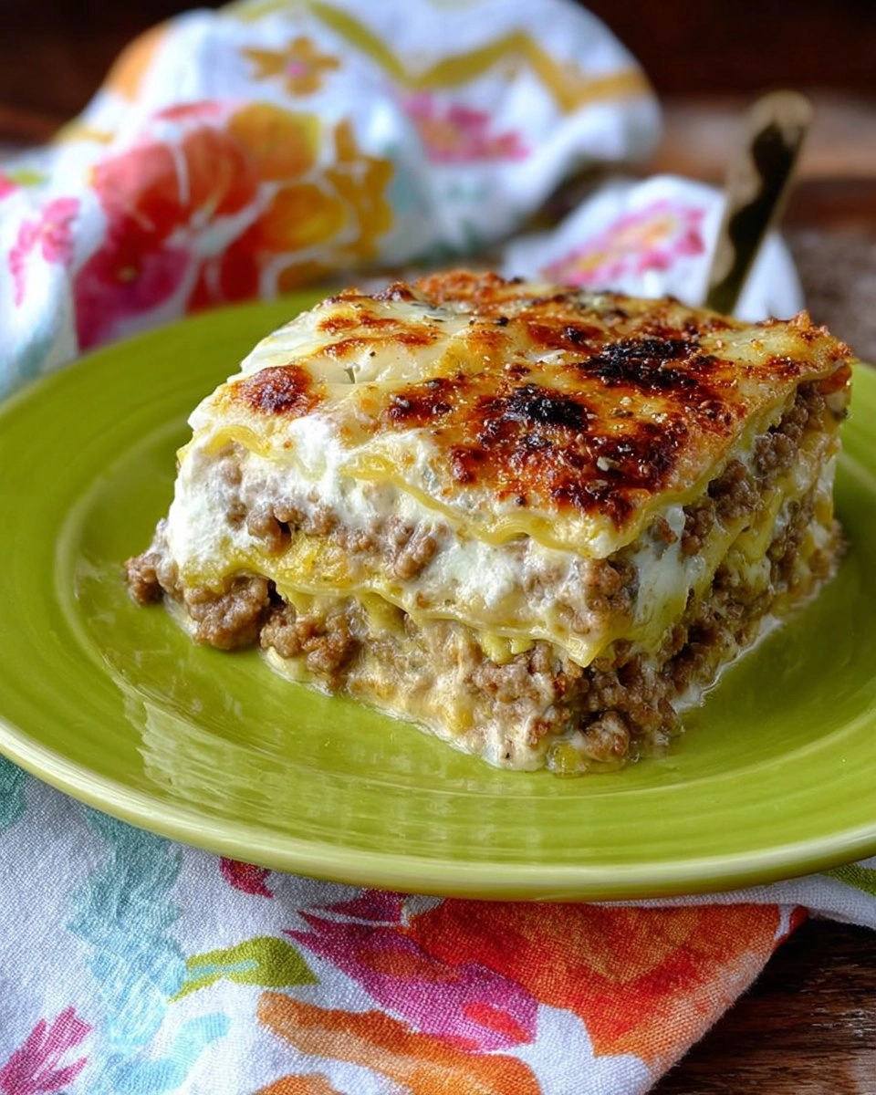 White Bolognese Lasagna
