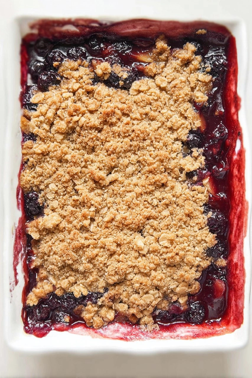 Blueberry Peach Crisp