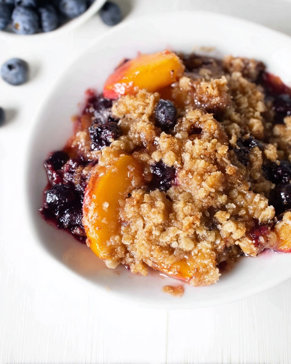Blueberry Peach Crisp