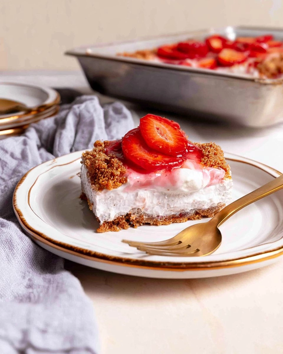 No Bake Strawberry Dessert