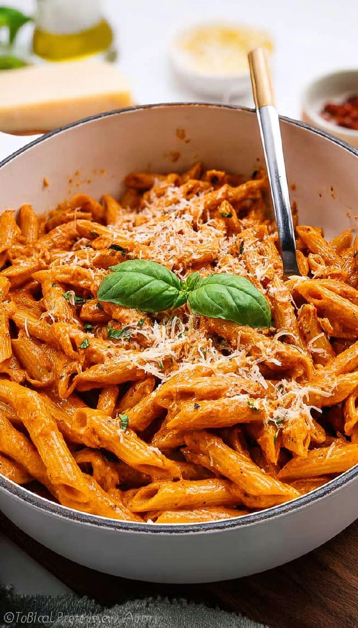 Penne-alla-Vodka-with-Creamy-Sauce-Recipe