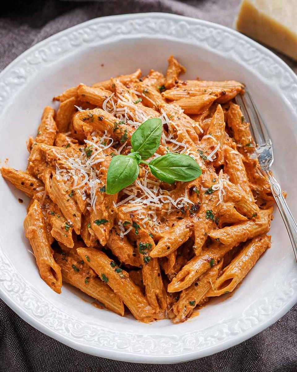Penne alla Vodka with Creamy Sauce