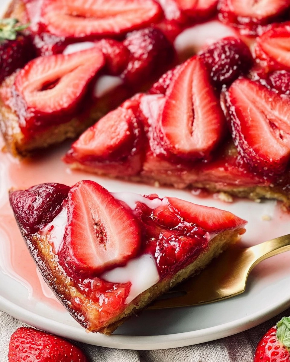 Strawberry Upside-Down Cake